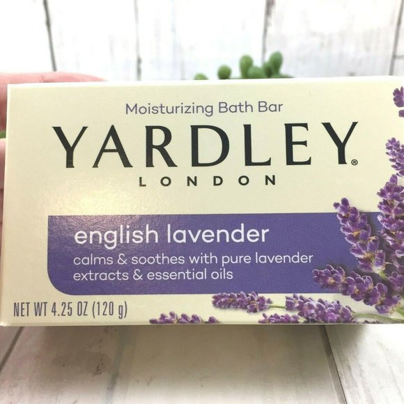 4 Bars Yardley English Lavender Soap 4.25 oz Sooth - Picture 4 of 4